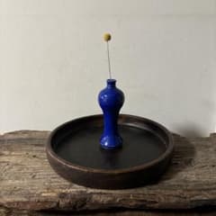 古伊万里 瑠璃釉 御神酒徳利②1点 古道具 アンティーク 骨董 一輪挿し