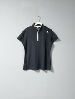 DESCENTE GOLFデサントゴルフ 半袖ハーフジップポロシャツのサムネイル