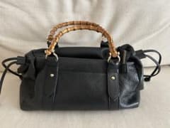 BEVINI ベヴィニ バンブー本革ハンドバッグ トゥモローランド購入美品のサムネイル