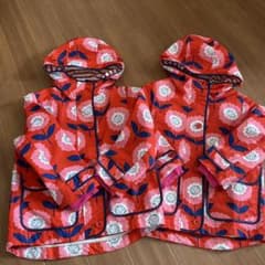 値下げ‼️キッズ　撥水コート　ウィンドブレーカー  ジャケット　2着　110 双子のサムネイル
