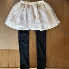 【140cm】dev!rock チュールスカート付レギンス スカッツのサムネイル
