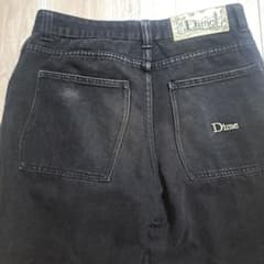 Dime ブラックデニムパンツ ストレートのサムネイル