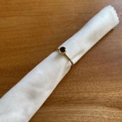 sowi ガーネットリング 6-7号 10K - メルカリ
