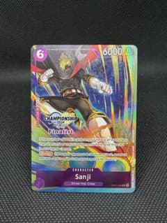 英語版】サンジCS2024 Finalistワンピースカード - メルカリ
