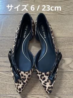 Cole Haan ヒョウ柄パンプス　サイズ6/２３cmのサムネイル