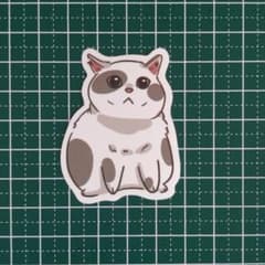 방수 스티커 ☆ 고양이 ☆ [신품] ☆ 씰 ☆ 고양이 ☆ 흰 고양이 ☆ N363