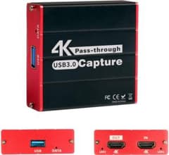 4K キャプチャーボード パススルーUSB 3.0 外付け ビデオキャプチャーのサムネイル