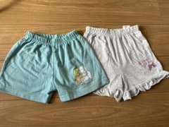 水色とグレーの半ズボン2枚セットのサムネイル