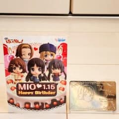 [영화 케이온!] 아키야마 미오 프리미엄 메탈 카드 K-ON! Fan Event