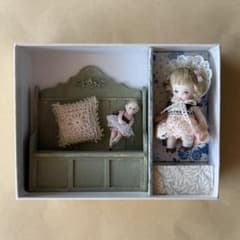 おはこり堂 テディベア 作家 ぬいぐるみ ハンドメイド ビスクドール