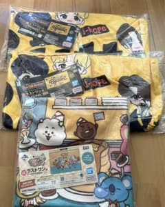 TinyTAN, BT21 이치 반 쿠지 라스트 원 타월 3 장 세트