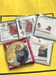 주트 피어 2 상품 세트 캔 배지 아크릴 열쇠 고리 매력