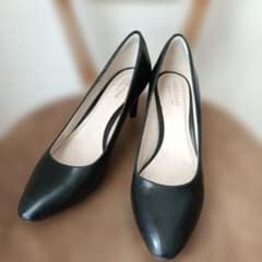 コールハーン パンプス レザー ブラック フォーマル 冠婚葬祭