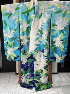 SALE❣️とても華やか大柄大振り袖、168㌢位綺麗 - メルカリ