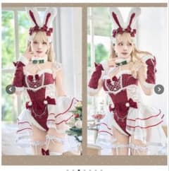 ベルチュールツイードノエルバニー《クリスマスコスプレ》【Malymoon