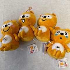 Ponta ボールチェーン付きミニぬいぐるみ　全4種セット　マスコット ポンタ