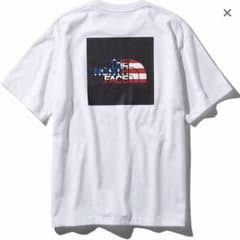 THE NORTH FACE 国旗 TEE 白のサムネイル