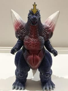 【当時物】バンダイ 1994年製 スペースゴジラ ソフビ【全高約23cm】のサムネイル