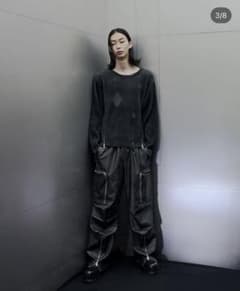 JentLouis ストライプ柄ダメージニットセーター JentLouis ストライプ柄ダメージニットセーター - メルカリ