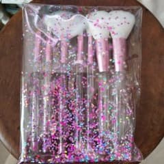 メイクブラシセット 7本セット ピンク☆ハンドメイド
