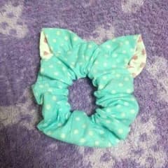 ハンドメイド＊猫耳にゃんこシュシュのサムネイル