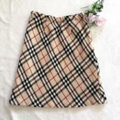 美品✨バーバリーロンドン 膝丈スカート ノバチェック ストレッチ S