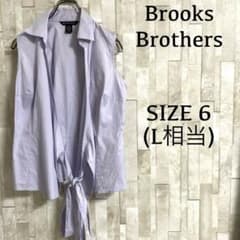 古着 Brooks Brothers ノースリーブシャツ ブラウス サイズ6