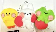 LINE FRIENDS minini ボールチェーン付きぬいぐるみ 3種セット
