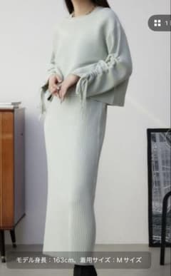 AZUL BY MOUSSY ワンピース　セット　袖ギャザーのサムネイル