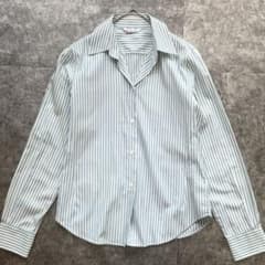 ロロピアーナ Loro Pianaストライプ 長袖シャツ ブラウス イタリア製