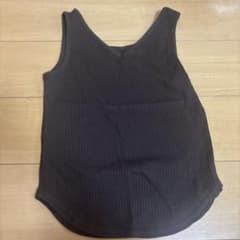 GU リブタンクトップ ブラウンのサムネイル