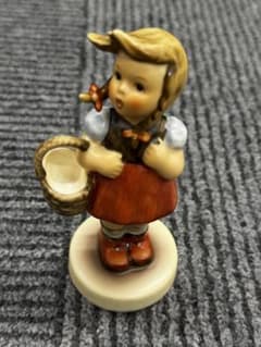 GOEBEL ゲーベル フンメル人形 陶器 ドイツ雑貨 三つ編みの少女 置物