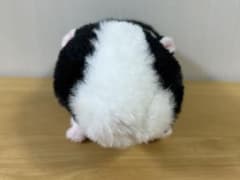 TAKE OFF Guinea Pig Plush Toy, Black and White, Forest Friend, Realistic