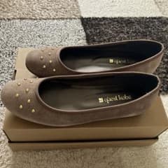 quest kobe スエードフラットシューズ　モカ　23cmのサムネイル