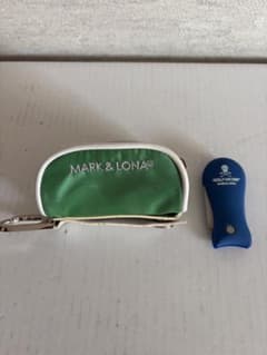 MARK & LONA ボールポーチ グリーン&グリーンフォーク - メルカリ