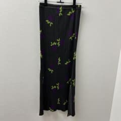 極美品 PLEATS PLEASE プリーツプリーズ スカート 花柄 マキシ 2