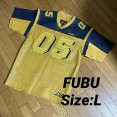 FUBU フブ レザー ゲームシャツ Lサイズ HIPHOP Bboy - メルカリ