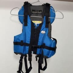 mont-bell ライフジャケット 青 キッズ 125-155 - メルカリ