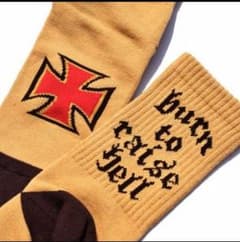 新品 SSC 春の新作 Burn to raise hell socksのサムネイル