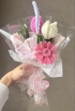 モールフラワー 花束　ブーケ　ハンドメイドのサムネイル