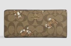 COACH ダンシングキトゥンプリント スリム長財布のサムネイル