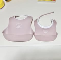 BABYBJÖRN ベビービョルン エプロン 2点セット ピンクのサムネイル