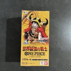 新品未開封・テープ付】ONE PIECEカードゲーム 世界最強の戦士 1BOX