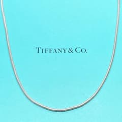 ティファニー スネークチェーン 925 シルバーチェーンのみ - メルカリ