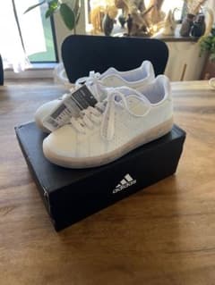 adidas ADVANCOURT LEA ECO W 41 ホワイトのサムネイル