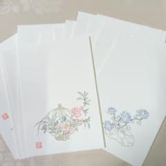 玉蘭堂 郵便はがき 絵はがき セット 8種16枚のサムネイル