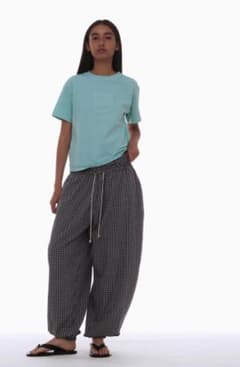 PARTIMENTO WOMEN ワイドパンツ チャコールグレー M 美品