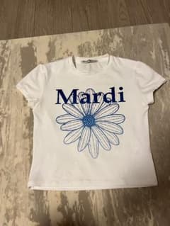 Mardi Mercredi Tシャツ ホワイト フラワーのサムネイル