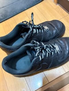 Supreme × NIKE エアフォース1 黒 27cm シュプリーム AF1のサムネイル