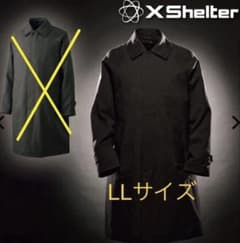 未使用】ワークマン エックスシェルター ステンカラーコート ブラック